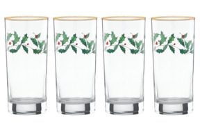 Набор бокалов для воды Lenox Новогодние праздники 350 мл, 4 шт