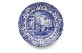 Тарелка пирожковая Spode Голубая Италия 15 см, фаянс