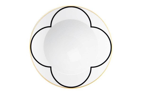 Набор из 6 тарелок для пасты глубоких Sieger by Furstenberg Мой фарфор Золотой дворец 23 см