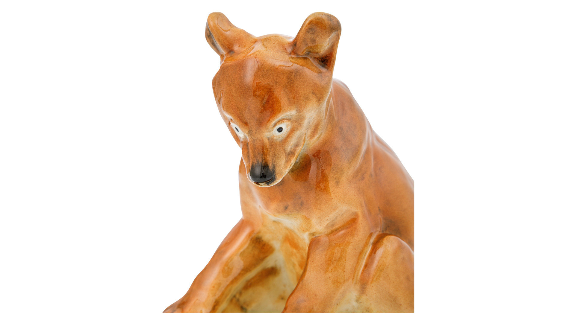 Скульптуpа Goebel Медвежонок 15х9х12 см, фарфор твердый