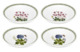 Набор тарелок суповых Portmeirion Ботанический сад.Примула,цикламен 20 см, 4 шт