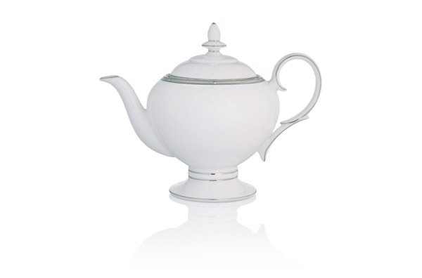 Сервиз чайный Noritake Рочель, платиновый кант на 6 персон 21 предмет