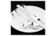 Набор столовых приборов в футляре АргентА Элегант Classic 1321,75 г на 6 персон 24 предмета, серебро