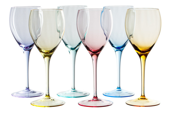 Набор бокалов для белого вина Moser Оптик 250 мл, 2 шт, берил, п/к