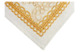Скатерть прямоугольная Mix&Match Home Золотые шары и свеча 140х220 см, гобелен, бежевый