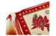 Скатерть прямоугольная Mix&Match Home Новогодние игрушки 140х180 см, гобелен, красный