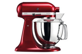 Миксер планетарный KitchenAid Artisan 4,8 л, карамельное яблоко, 5KSM175PSECA, 4 насадки, доп.чаша