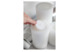 Подставка для чайной свечи Edzard Корнелиус Н12хД8 см, жаростойкий пластик, белая