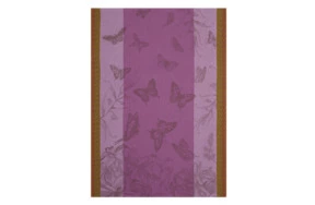 Полотенце для посуды Le Jacquard Francais Jardin Des Papillons 60х80 см, хлопок, фиолетовое