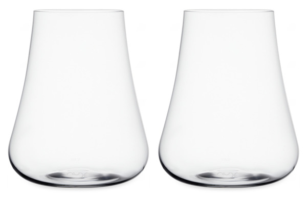 Набор стаканов для воды Nude Glass Невидимая ножка Вулкан 550 мл, 2 шт, стекло хрустальное