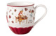 Кружка для чая и кофе Villeroy&Boch Annual Christmas Edition Санта и Ангел 530 мл, фарфор, п/к