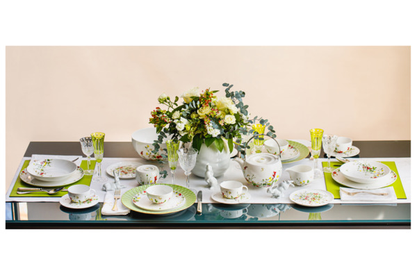 Сервиз чайно-столовый Rosenthal Дикие цветы на 2 персон 10 предметов, фарфор костяной