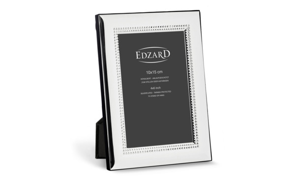 Рамка для фото Edzard Турин 10x15 см, посеребрение