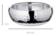 Набор чаш для орехов Edzard Плуто Д12 см, Н5 см, 2 шт, сталь нержавеющая