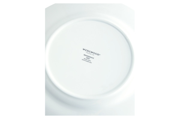 Тарелка закусочная Wedgwood Ренессанс 20 см, фарфор, серая