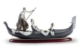 Фигурка Lladro В гондоле 76х45 см, фарфор