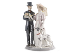 Фигурка Lladro Романтическая прогулка 22х33 см, фарфор