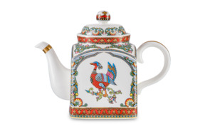 Чайник АМК Русские Былины,фарфор 22,5х10х17см, цветной орнамент